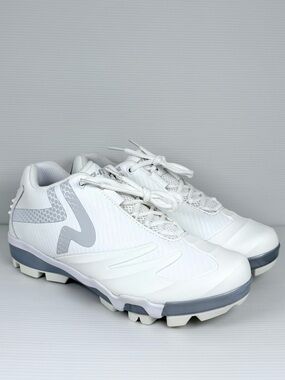 RIP-IT Women's Softball Cleats White Gray Size 9.5